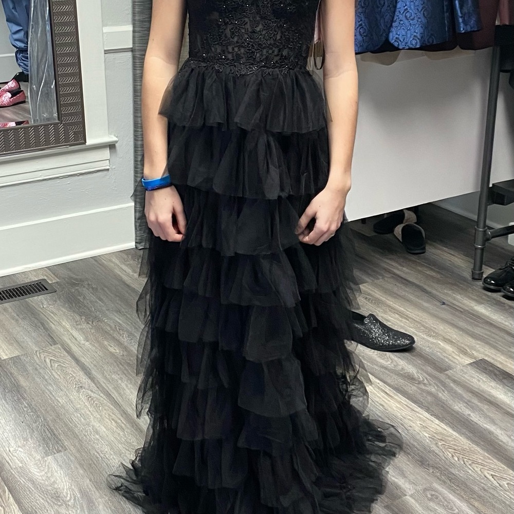 NWT black prom dress size 0